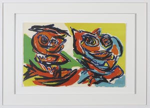 Karel Appel - Gesigneerde litho uit de uitgave Ariel 44 - Ingelijst kopen? Bied vanaf 1!