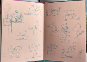 Joost Swarte - De IJzeren lijn, 25 tekeningen kopen? Bied vanaf 20!