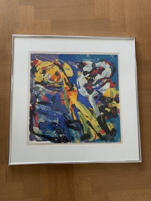 Karel Appel - Cobra/ Abstractie Kleurenzeefdruk kopen? Bied vanaf 500!