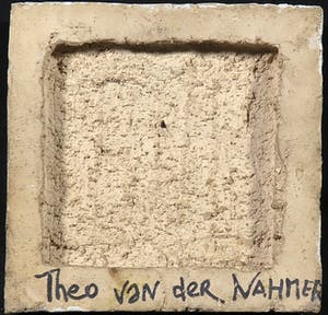 Theo van der Nahmer - Keramiek, Abstracte tegel kopen? Bied vanaf 1!