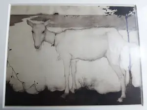 Jan Mankes - Originele Heliogravure Geit bij het Meer 1923 kopen? Bied vanaf 120!