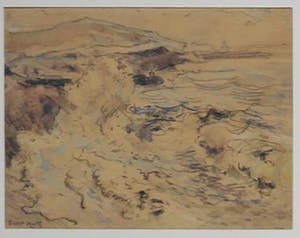 Evert Moll - Aquarel, Zonder titel kopen? Bied vanaf 50!