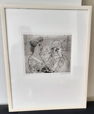 Lucebert - Ets, zeer kleine oplage, gelijst kopen? Bied vanaf 295!