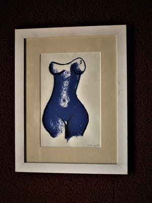 Jeroen Spijker - "Beeldhouwer des Vaderlands" Zeefdruk "Essentie van het Vrouwelijk naakt" kopen? Bied vanaf 20!