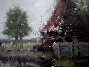 Adrianus Kuijpers - Koeien in landschap kopen? Bied vanaf 400!