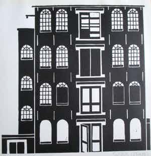 Sees Vlag - Houtsnede verkocht voor € 35!