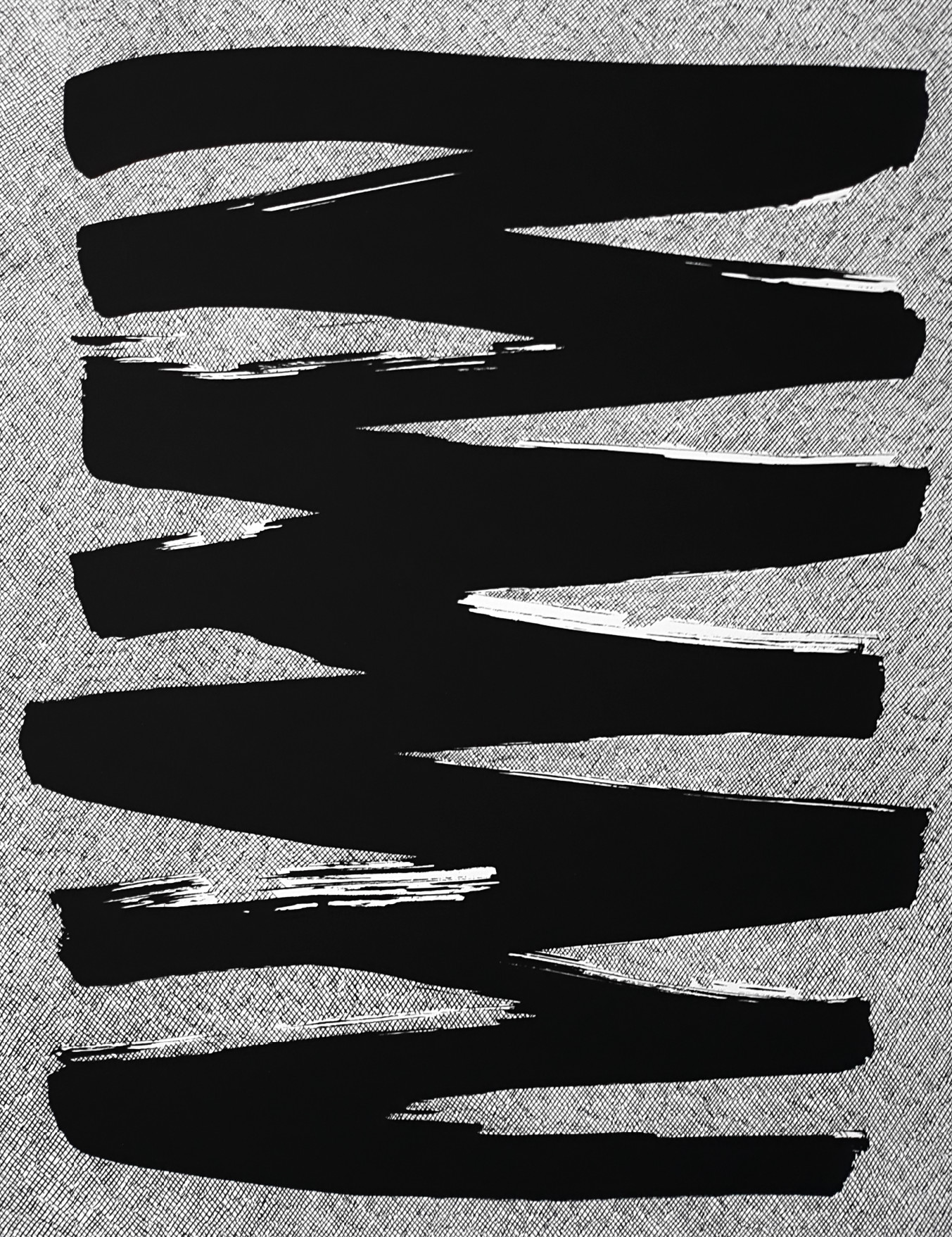 Jan Schoonhoven - Abstracte compositie, zeefdruk verkocht voor € 675!