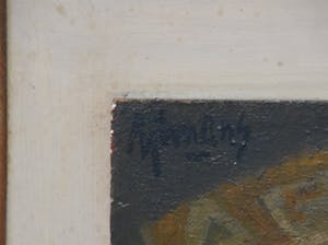 Bob Zijlmans - (geen titel/onbekend) - 1950/1960 - olieverf op vezelplaat kopen? Bied vanaf 20!