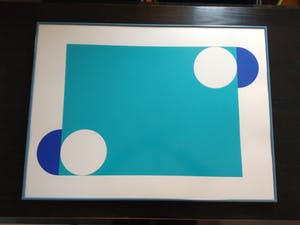 Henk van Gerner - Zeefdruk Abstract. kopen? Bied vanaf 75!