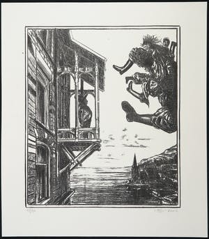 Bernard Verhoeven - Lot van 9x litho, Oproep 2 dagen in de Hemel kopen? Bied vanaf 1!
