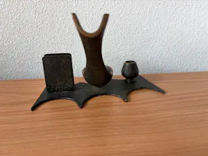 Walter Bosse - Bronzen rookset - pijphouder kopen? Bied vanaf 50!