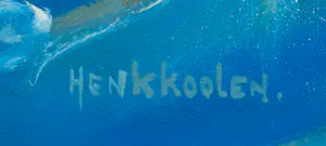 Henk Koolen - Olieverf op doek, Aangezicht - Ingelijst kopen? Bied vanaf 10!