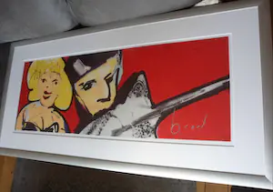 Herman Brood - Zeefdruk: "Some like it hot" ingelijst kopen? Bied vanaf 450!