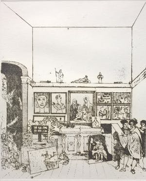 Sipke Huismans - gesigneerde litho kopen? Bied vanaf 55!