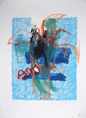 Robbert Fortgens - Zeefdruk, Abstracte compositie kopen? Bied vanaf 1!