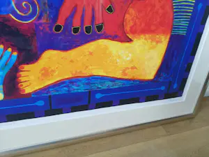 Clemens Briels - Prachtige zeefdruk van Briels ingelijst kopen? Bied vanaf 325!