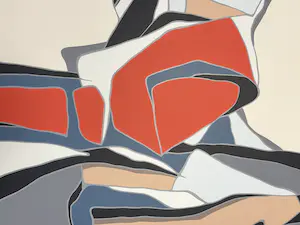 Belinda Tahapary - abstracte zeefdruk zonder titel kopen? Bied vanaf 30!