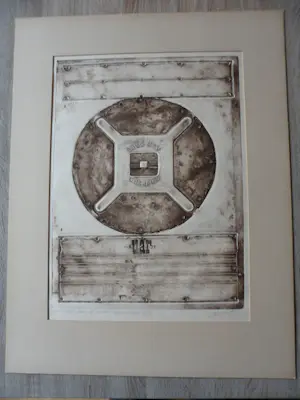 Enric Adsera Riba - Diepdruk/aquatint. Titel, van leer Holland. kopen? Bied vanaf 20!
