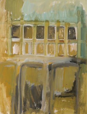 Andre Martens - Acryl op papier, Zonder titel - Ingelijst kopen? Bied vanaf 1!