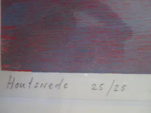 Henriette Boerendans - Houtsnede "De Kolk 6 januari" in mooie Barth lijst! kopen? Bied vanaf 1!