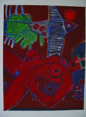 Corneille - Kleurenzeefdruk NU OISEAU Handgesigneerd. kopen? Bied vanaf 275!