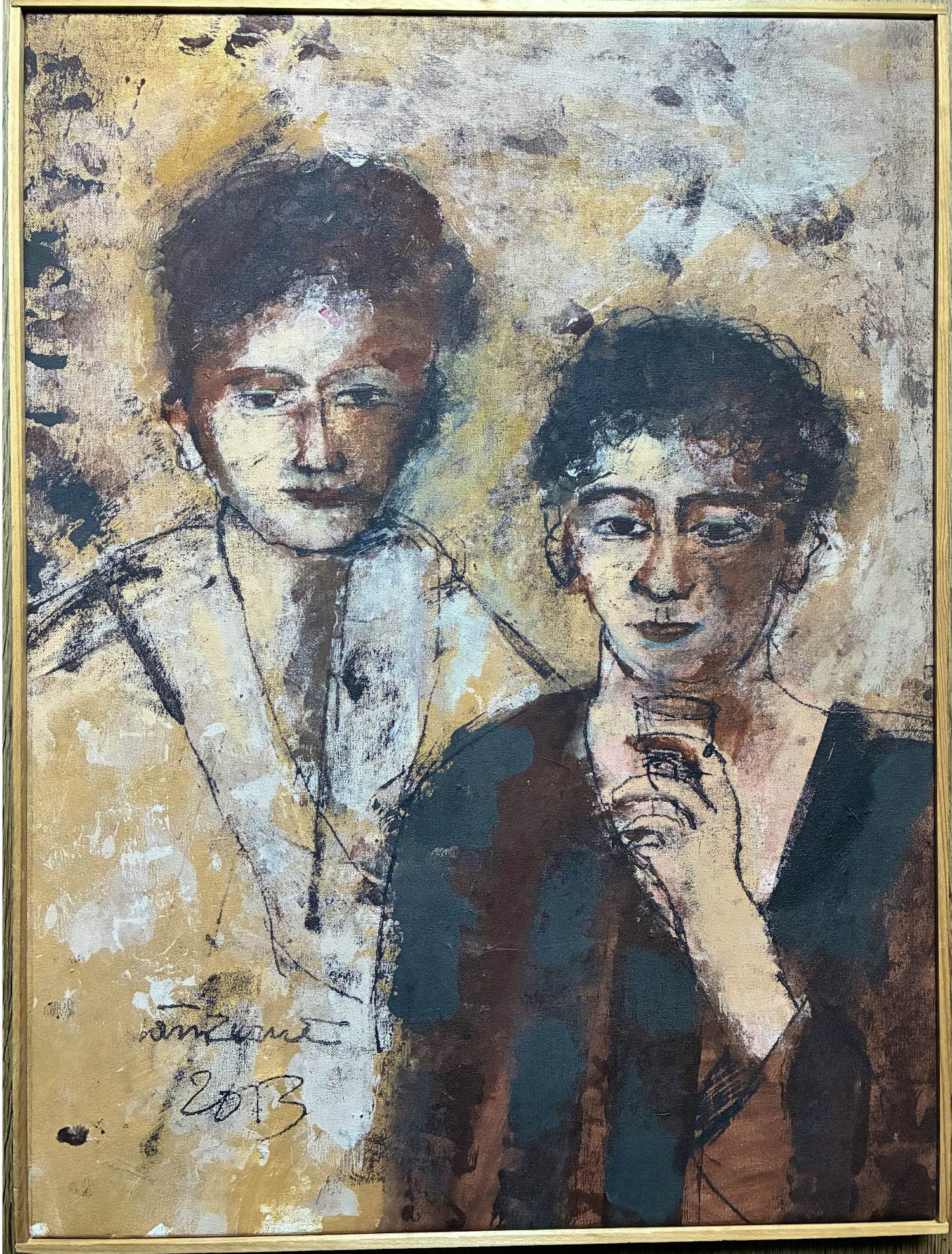 Wim Zurne - Dubbelportret kopen? Bied vanaf 1000!