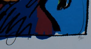 Herman Brood - Ingelijste zeefdruk: Nee niet nu kopen? Bied vanaf 249!