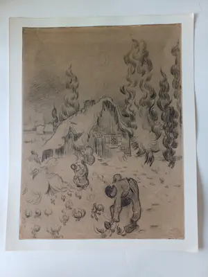 Vincent van Gogh - Acht tekeningen kopen? Bied vanaf 50!