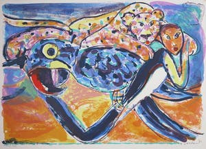 Anton Vrede - Zeefdruk, Zonder titel kopen? Bied vanaf 1!