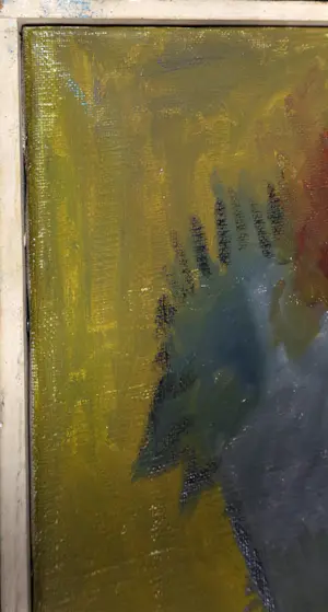 A. Brouwer - Olieverf op doek, Compositie in geel - Ingelijst (Groot) kopen? Bied vanaf 1!