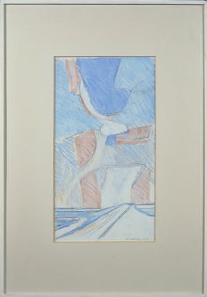 Buy Paul Overhaus - Pasteltekening, Duinlandschap - Ingelijst? Bid from 50!