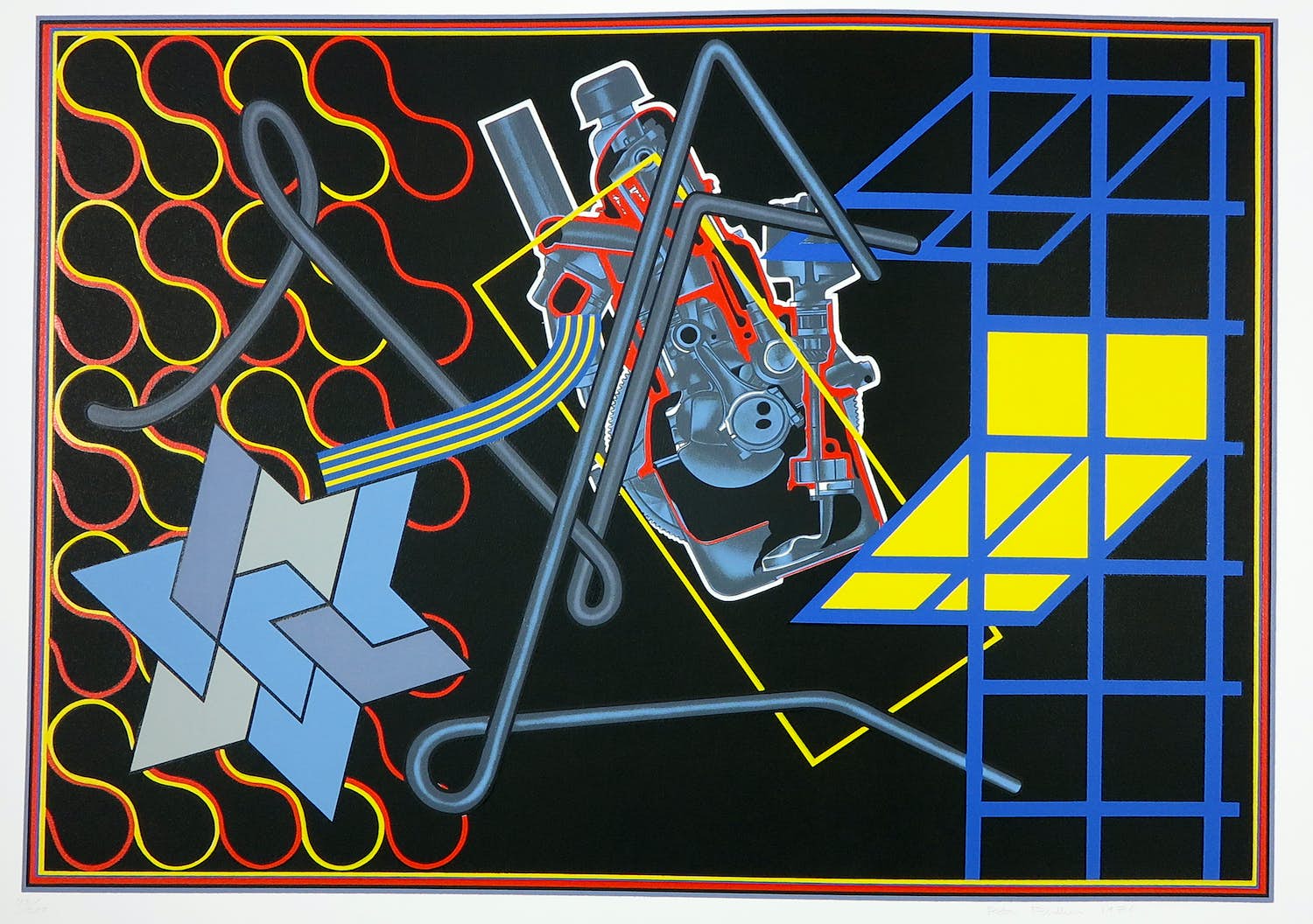 Peter Phillips - Siebdruck, Ohne titel verkocht voor € 80!