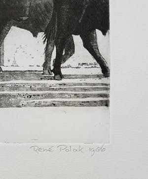 Rene Polak - Cordoba, aquatint ets kopen? Bied vanaf 50!