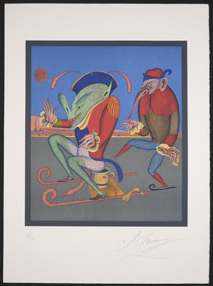 Mikhail Chemiakin - Litho, Zonder titel kopen? Bied vanaf 1!