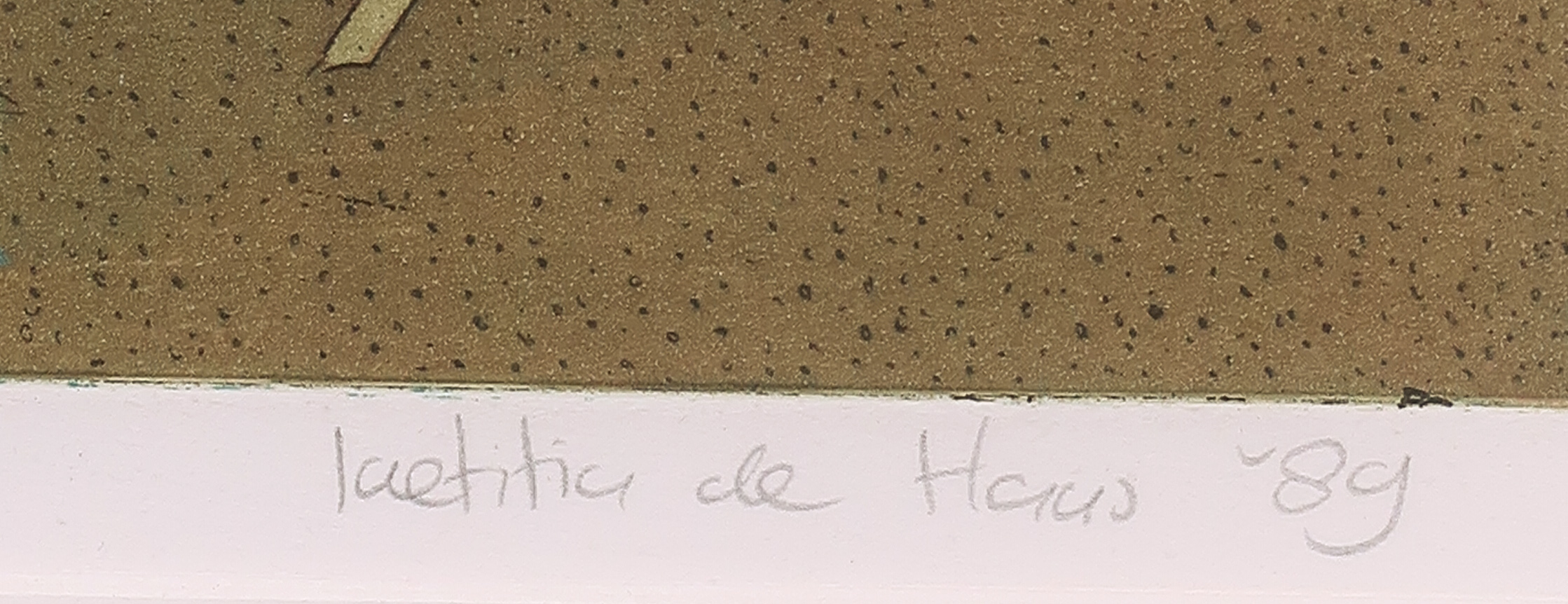 Laetitia de Haas - Ets en aquatint, In de tuin - Ingelijst kopen? Bied vanaf 1!