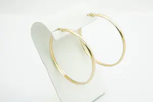 42- Fraaie set 14 karaats geelgouden open "Creolen" oorsieraden - glad afgewerkt kaufen? Bieten Sie von 140!