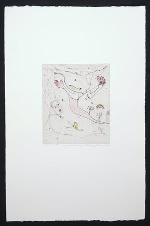 Henk Visch - Handgekleurde ets, Voortgang in doorzichtigheid nr. 9 kopen? Bied vanaf 40!