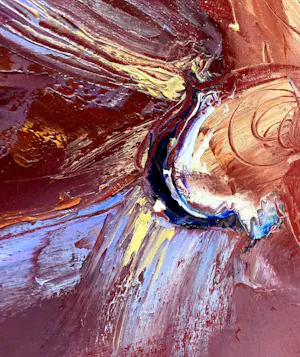 Lucienne van Eeden - Olieverf op doek, Rosa a Plausa II - Ingelijst (Groot) kopen? Bied vanaf 1!