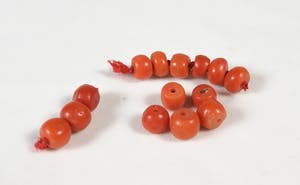 14K Goud - Collier, armband en ring met bloedkoraal kopen? Bied vanaf 300!