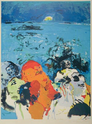 Kees van Bohemen - Litho, Nachtfeest kopen? Bied vanaf 120!