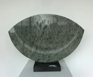 Kubach & Kropp - Groot zwaar beeld uit graniet, Stein für die Stille + 2 boeken! kopen? Bied vanaf 1200!