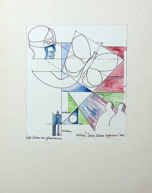 Joe Wols - Lot van drie tekeningen op papier kopen? Bied vanaf 1!