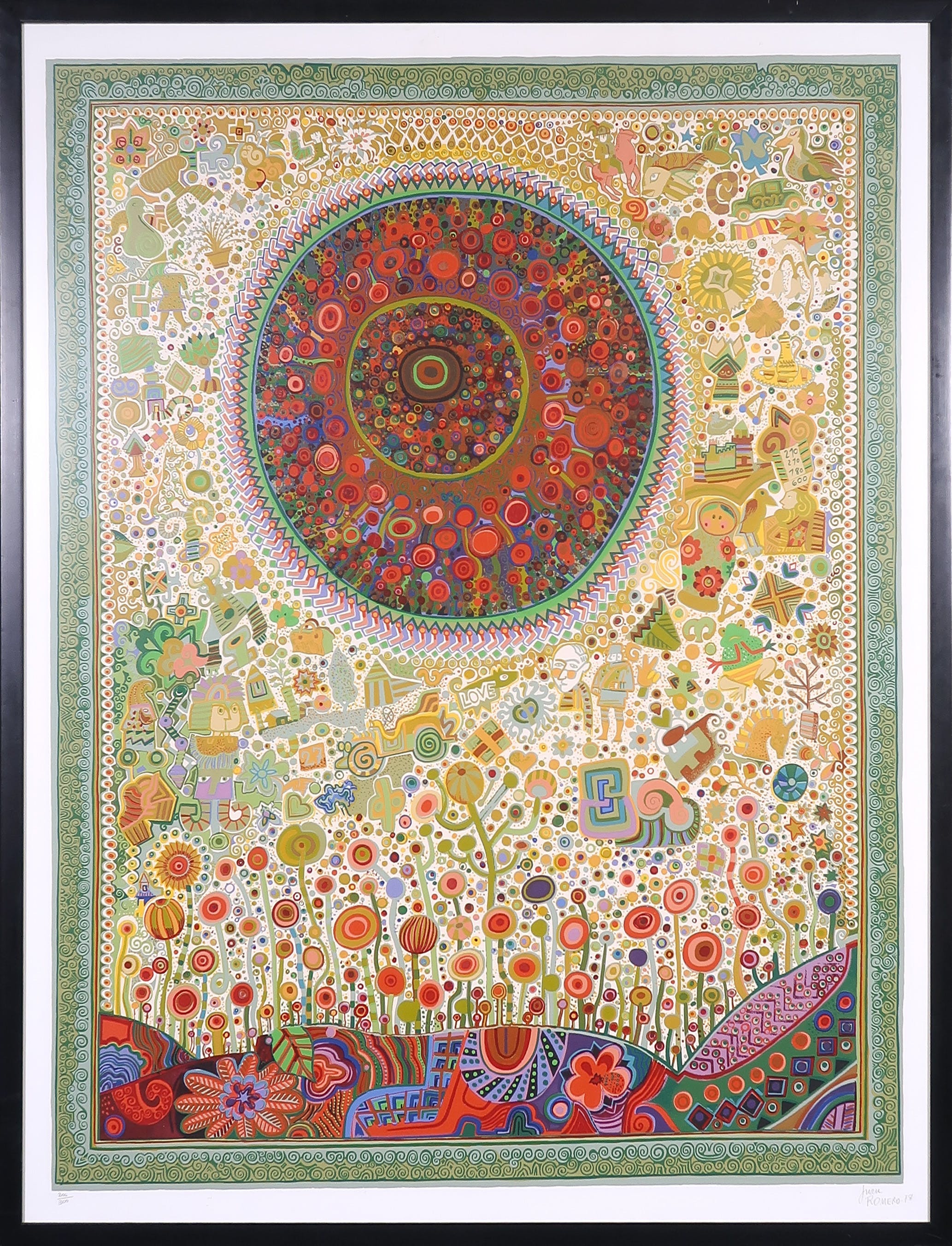 Juan Romero - Zeefdruk, Buenos Dias - Ingelijst (Groot) kopen? Bied vanaf 1!