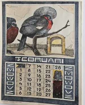 Chris Le Roy - Originele complete kalender 1937 heel met beschrijving kopen? Bied vanaf 300!