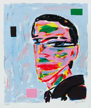 Alphons Freijmuth - Zeefdruk, Zonder titel vendu pour 50€ !