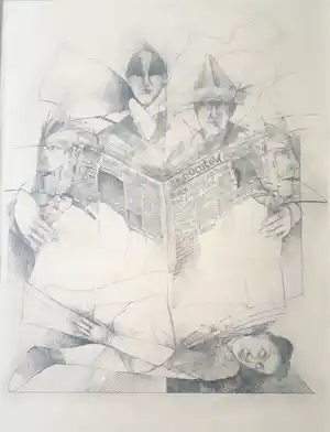 Buy Tom Eyzenbach - Krantenlezers? Bid from 50!