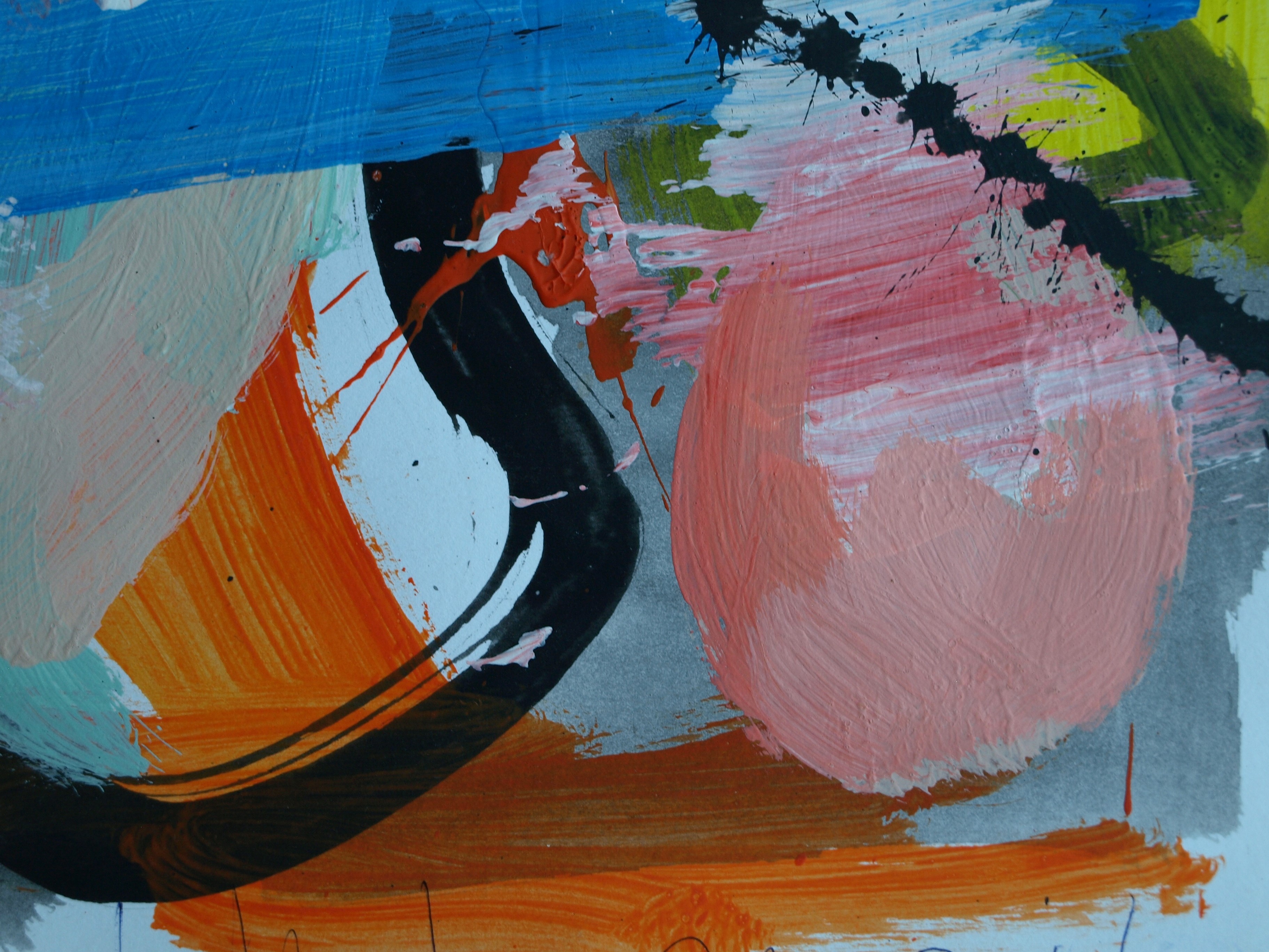 Peter Klashorst - Acrylverf op papier – Abstract 16 - 2016 kopen? Bied vanaf 35!