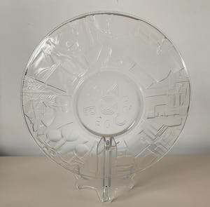 Gerard Thomassen - ABC Leerdam glazen bord kopen? Bied vanaf 1!