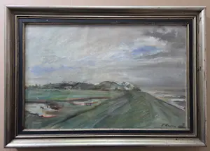 Erwin Johannes Bowien - Duinlandschap. kopen? Bied vanaf 269!