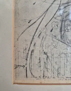 Jan Toorop - Elegante Art Nouveau afdruk naar Jan Toorop – symbolistische vrouw – ingelijst kopen? Bied vanaf 25!